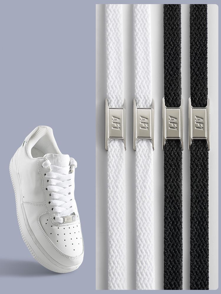 Sneaker Care Accessories - For Metal Buckle Shoelaces Classics Black
