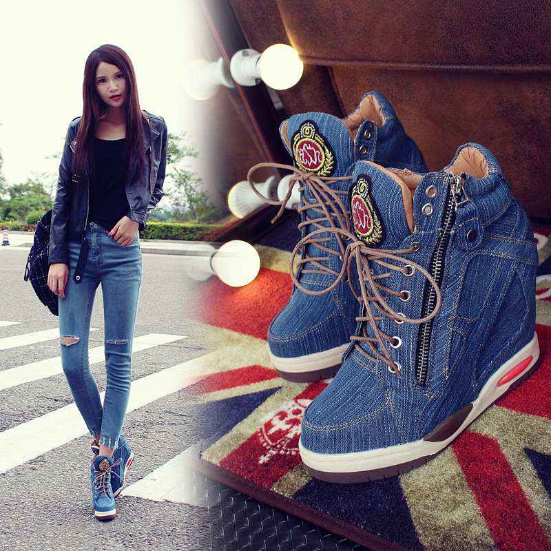 Big Size Women's Denim Wedges  - огляд і ціна Sneaker Zone